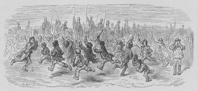 Carriage Callers After the Great Derby Race by Gustave after Dore